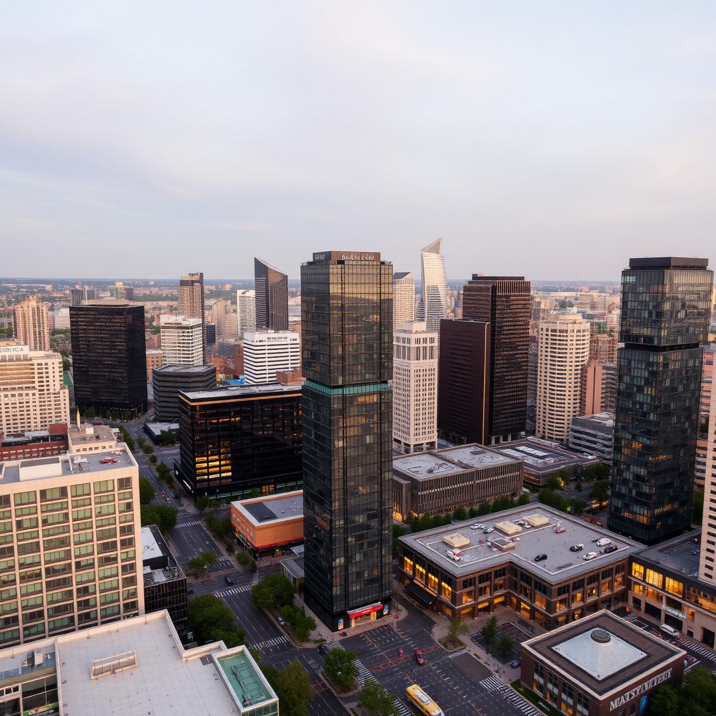 Urban commercial district